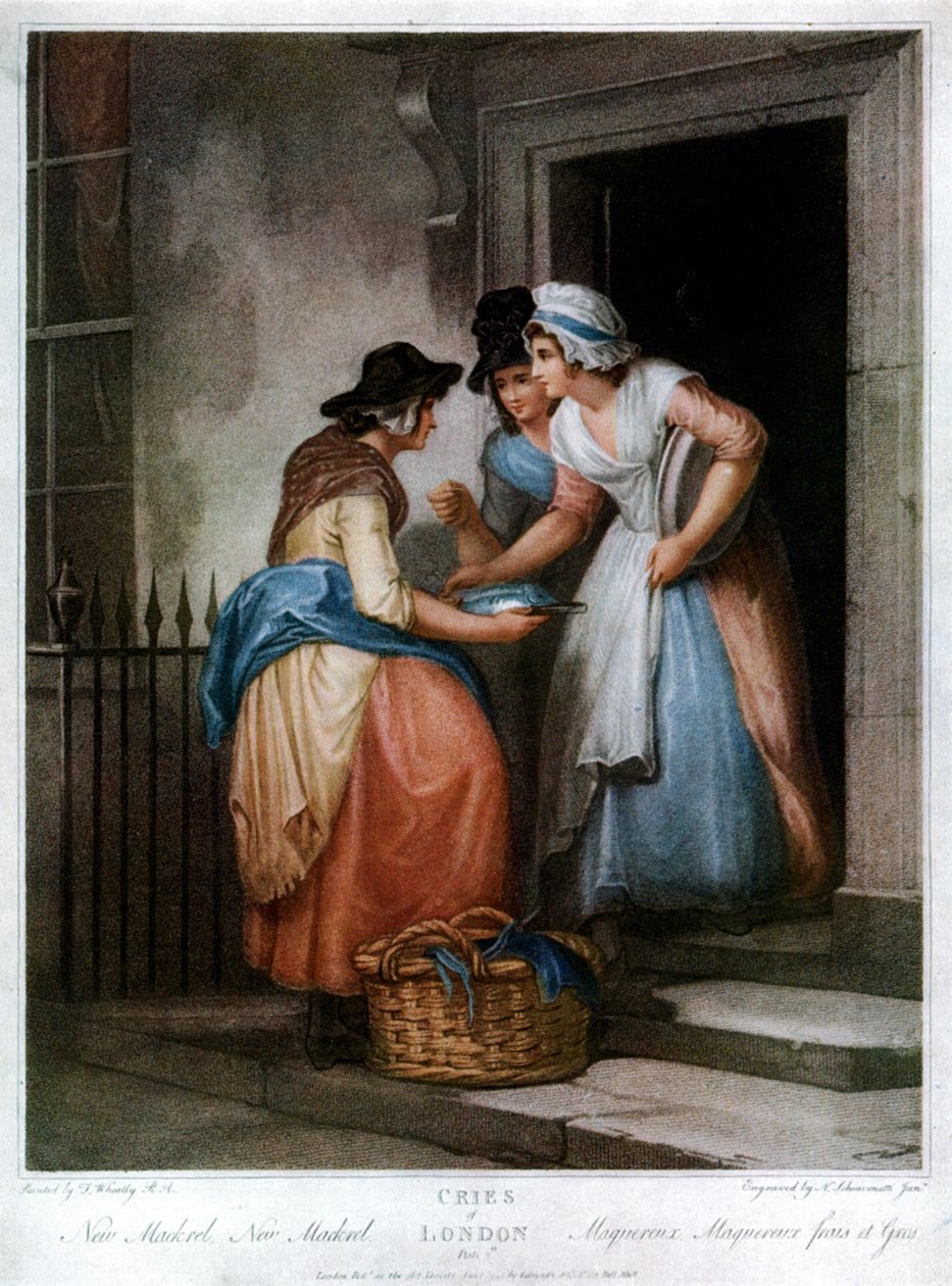 „Új makrél, új makrél”, 1795, 1929 alkotó: Nicolo Schiavonetti