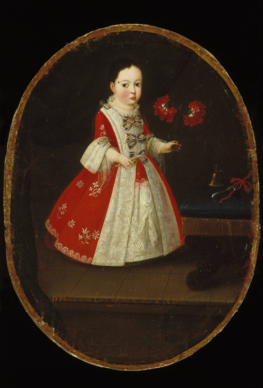 Mrs. María de la Luz Padilla és (Gómez de) Cervantes alkotó: Nicolás Enríquez