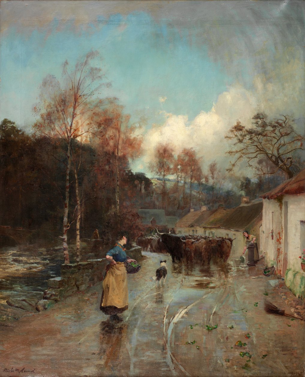 Eső után, 1889-1892 alkotó: Niels Moller Lund