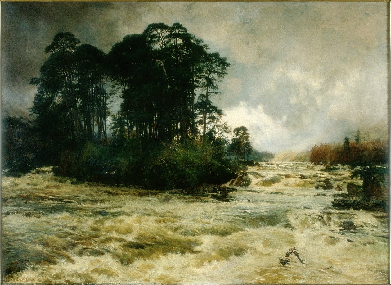 Mid the Wild Music of the Glen, 1888 alkotó: Niels Moller Lund