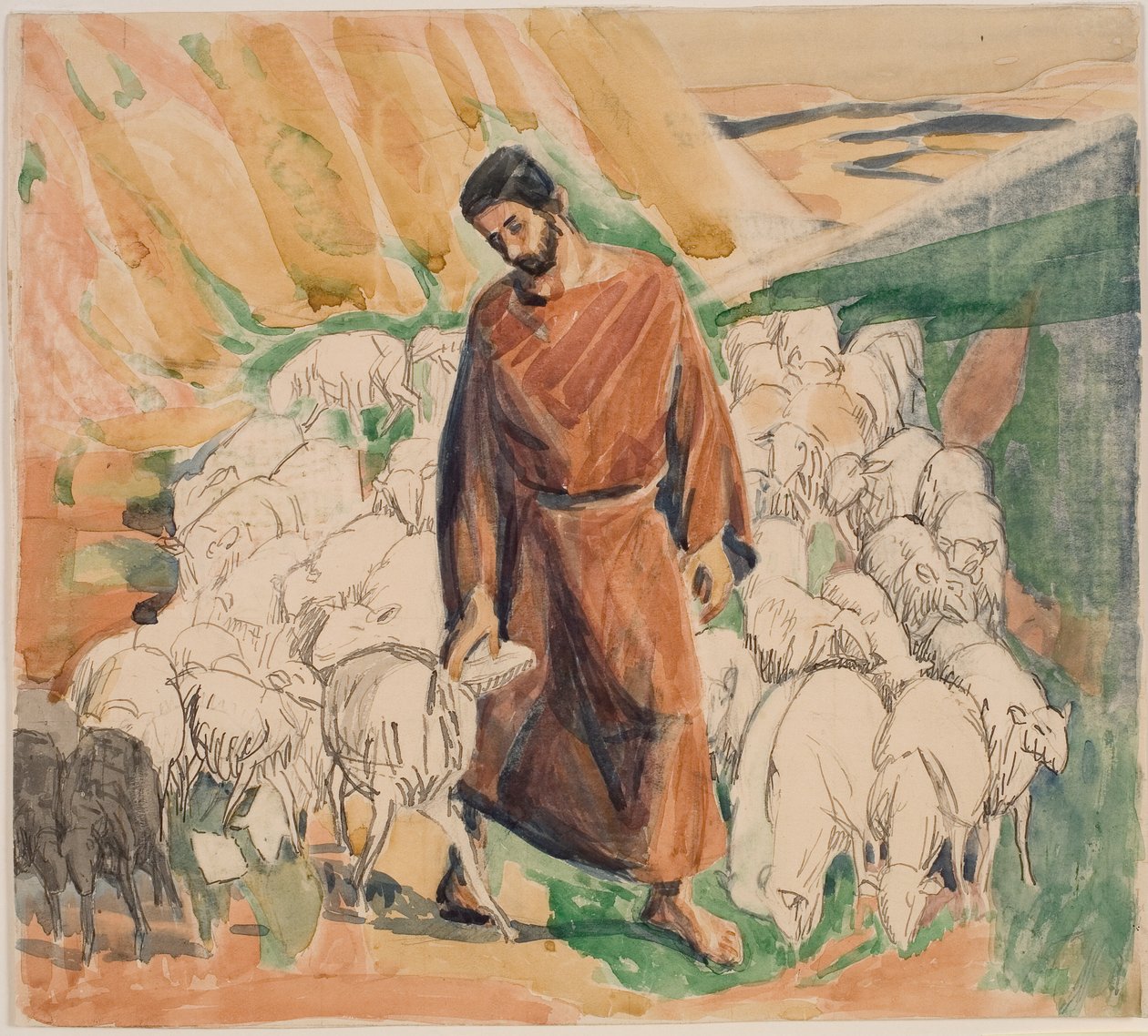 A jó pásztor alkotó: Niels Larsen Stevns