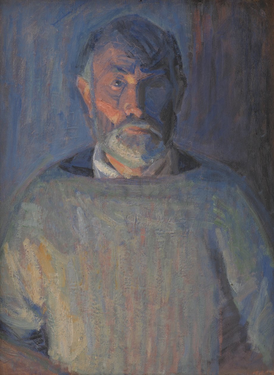 A művész portréja. Lámpafény alkotó: Niels Larsen Stevns
