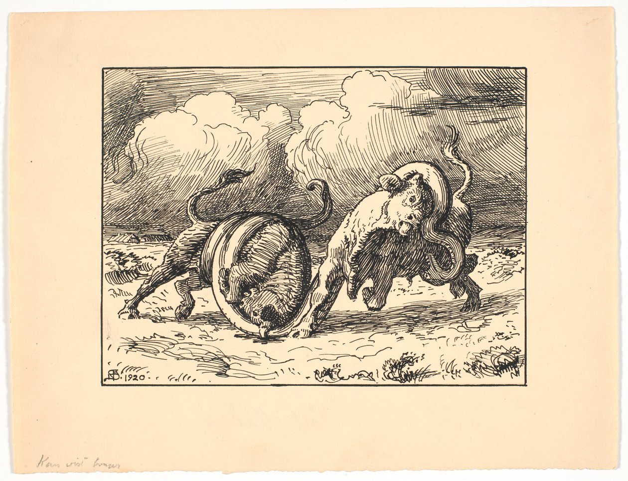 A Lindormen Brandében alkotó: Niels Skovgaard