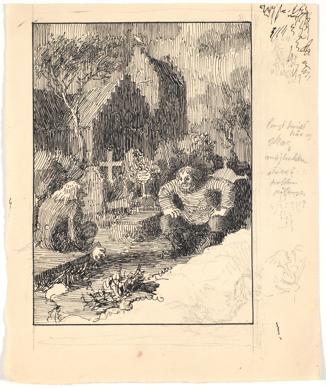Strandwarslet és Kirkegrimen alkotó: Niels Skovgaard