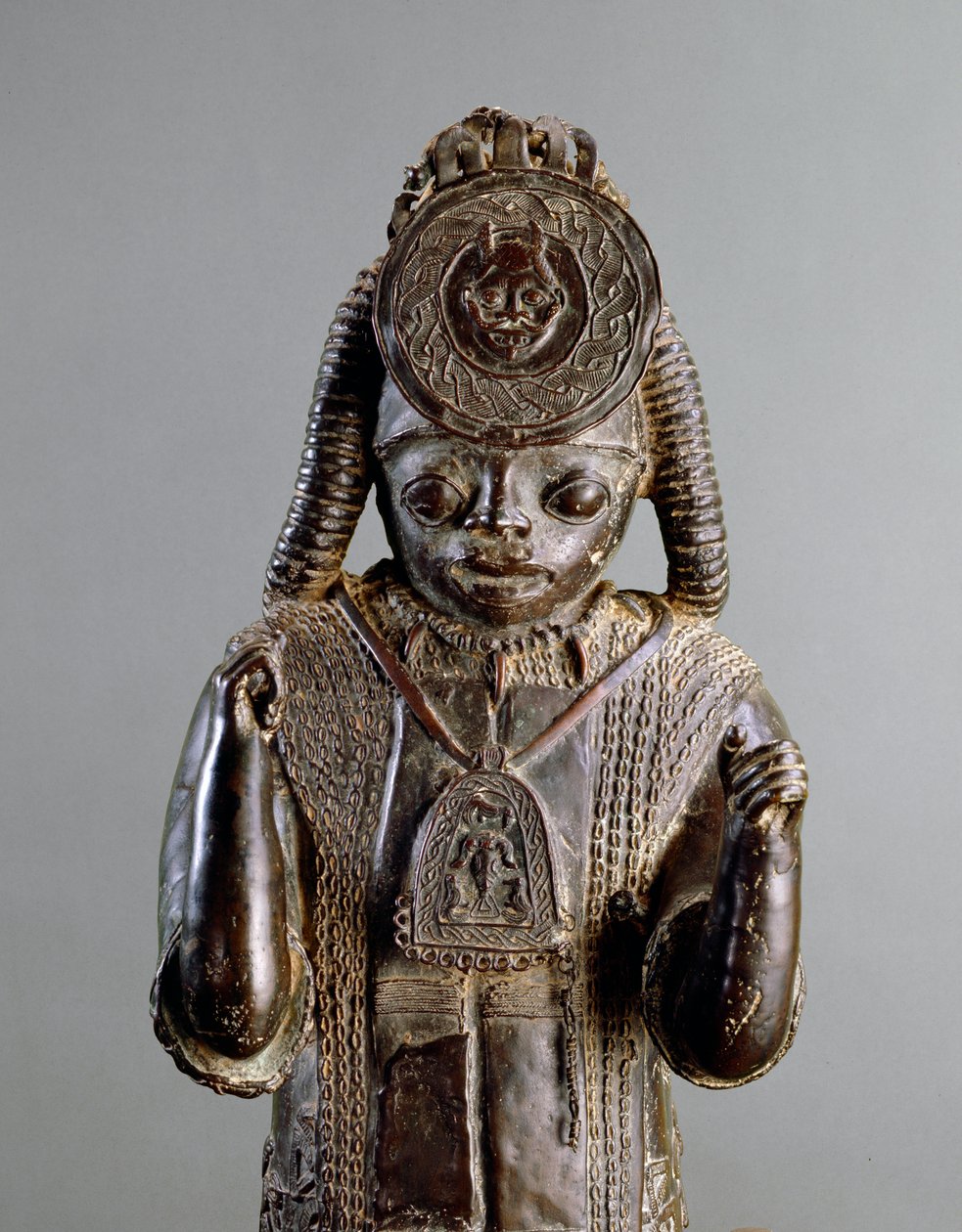 Harcos, Tsoede, 14-15. század (ónbronz) alkotó: Nigerian