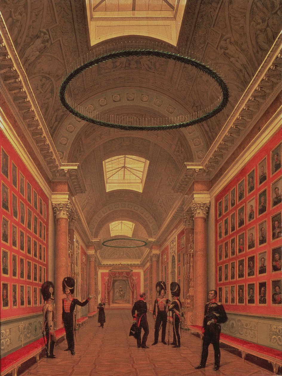 A szentpétervári Téli Palota háborús galériája, 1830-as évek alkotó: Nikanor Grigor
