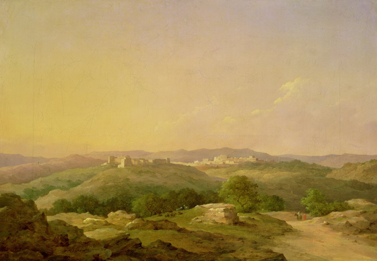 Betlehem látképe, 1857 alkotó: Nikanor Grigor