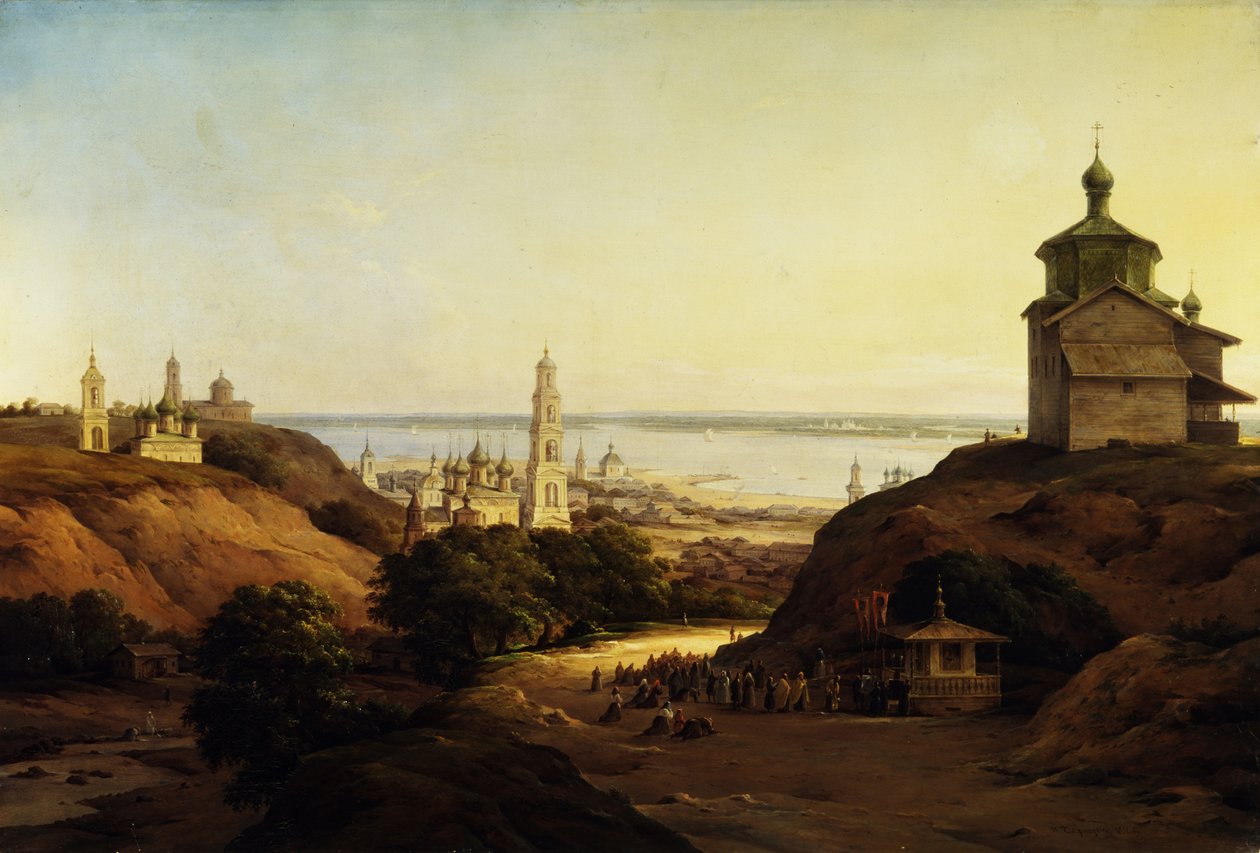 Jurjev-Povolzsszkij képe, 1851 alkotó: Nikanor Grigoryevich Chernetsov