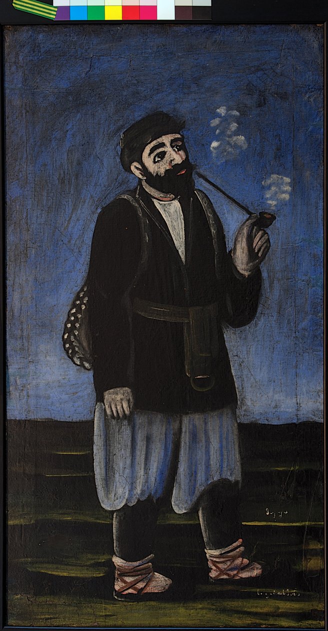 Porter Soso Par Pirosmani (Pirosmanashvili), Nico (18-1917). Olaj, olajszövet, CZ: ્સ x3 alkotó: Niko Pirosmanashvili