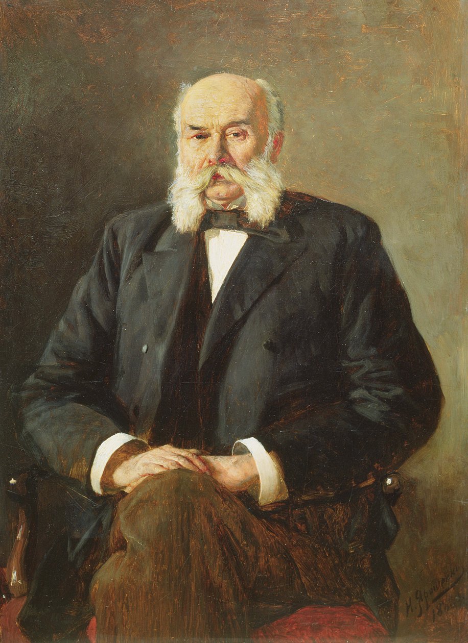 Ivan Gontcsarov portréja, 1888 alkotó: Nikolai Aleksandrovich Yaroshenko