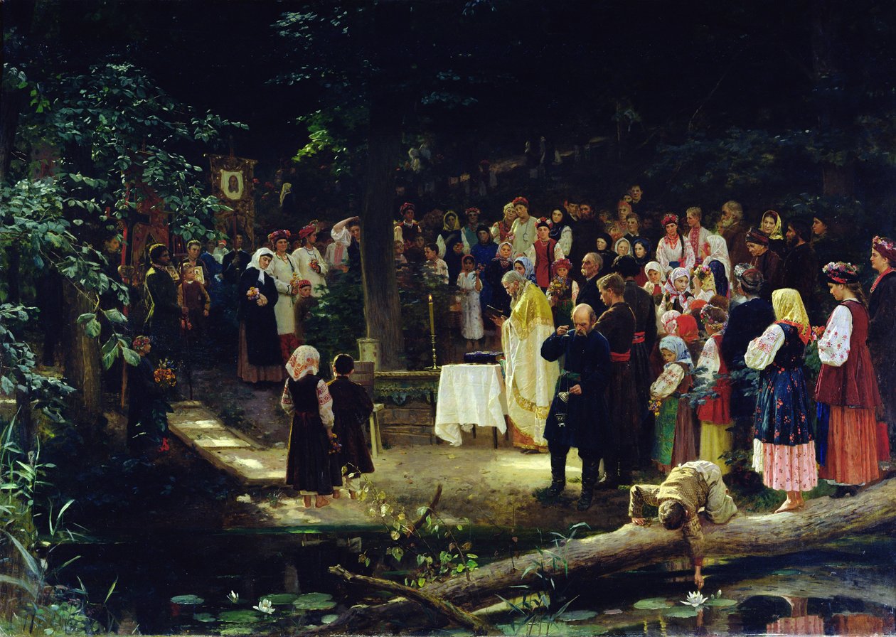 Urunk színeváltozásának ünnepe Ukrajnában alkotó: Nikolai K. Bodarevski