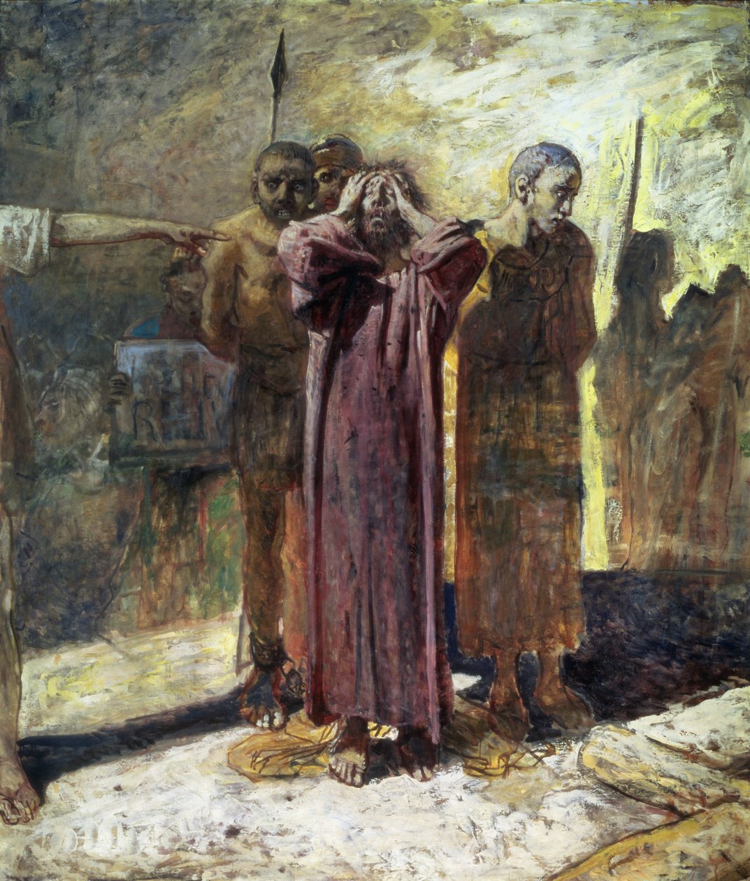 Golgota, 1892-93 alkotó: Nikolai Nikolaevich Ge