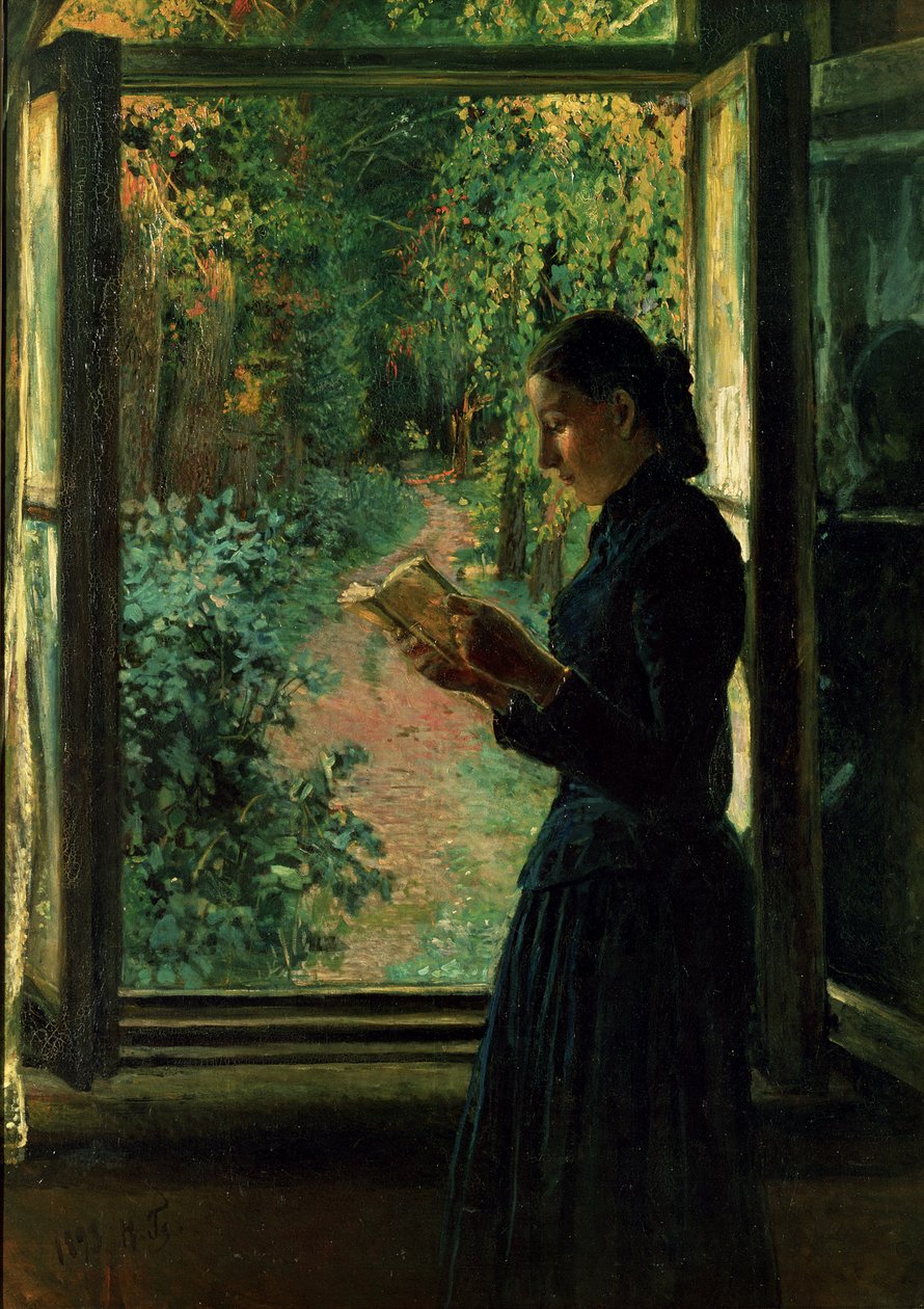Natalia Petrunkevicsin portréja, 1893 alkotó: Nikolai Nikolaevich Ge