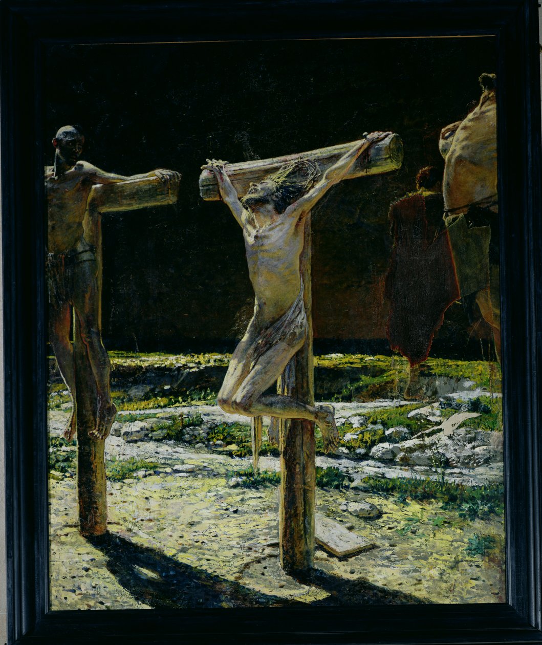 A keresztre feszítés vagy a Golgota, 1893 alkotó: Nikolai Nikolaevich Ge