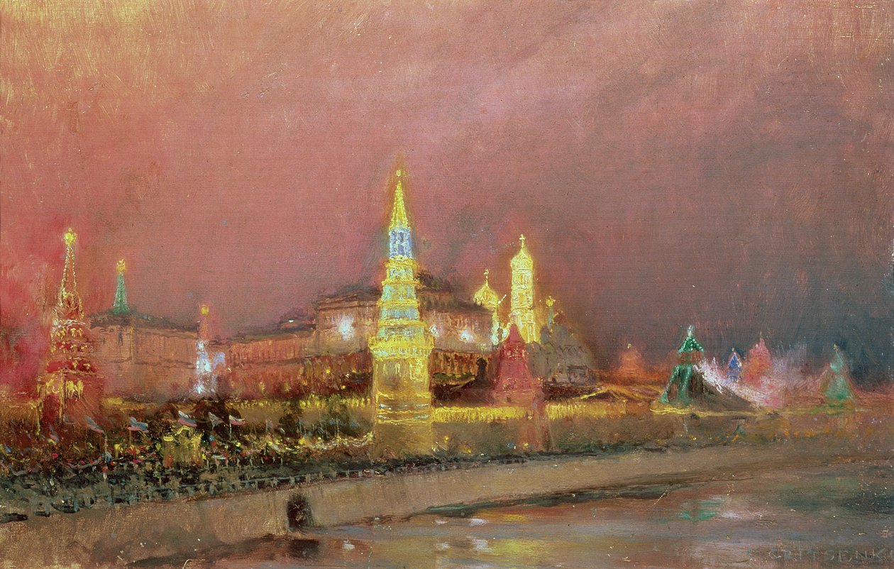 Világítás a Kremlben, 1896 alkotó: Nikolai Nikolaevich Gritsenko