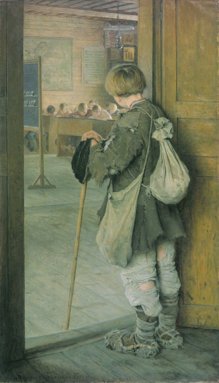 Az iskola küszöbén alkotó: Nikolai Petrovich Bogdanov Belsky