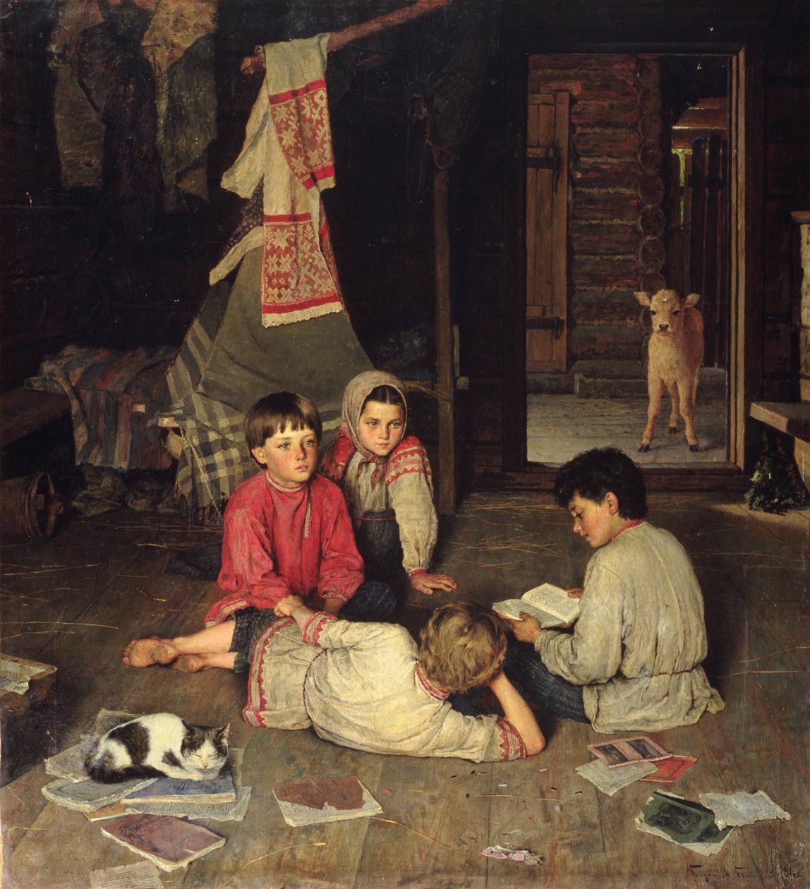 Egy új tündérmese, 1891 alkotó: Nikolai Petrovich Bogdanov Belsky