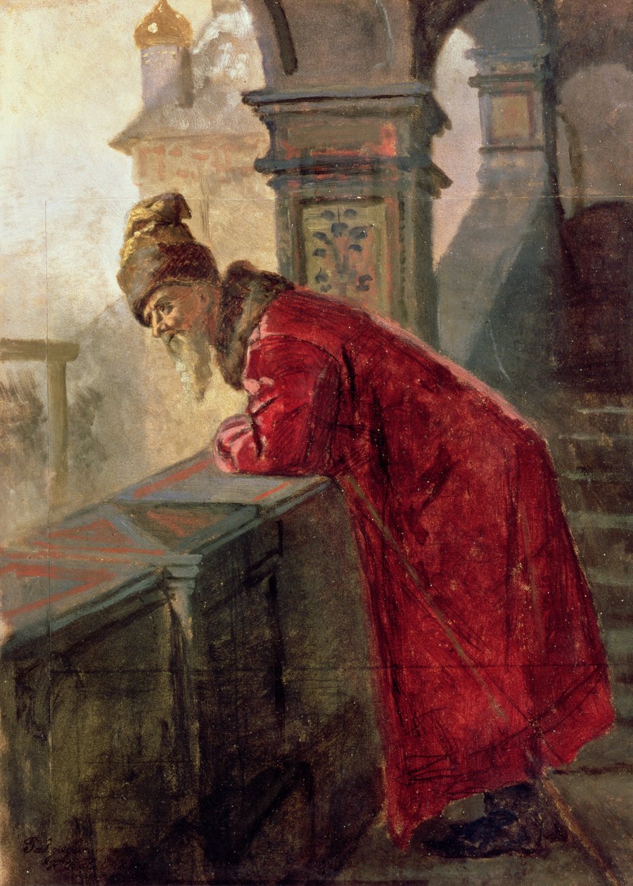 Bojár a tornácon alkotó: Nikolai Vasilievich Nevrev