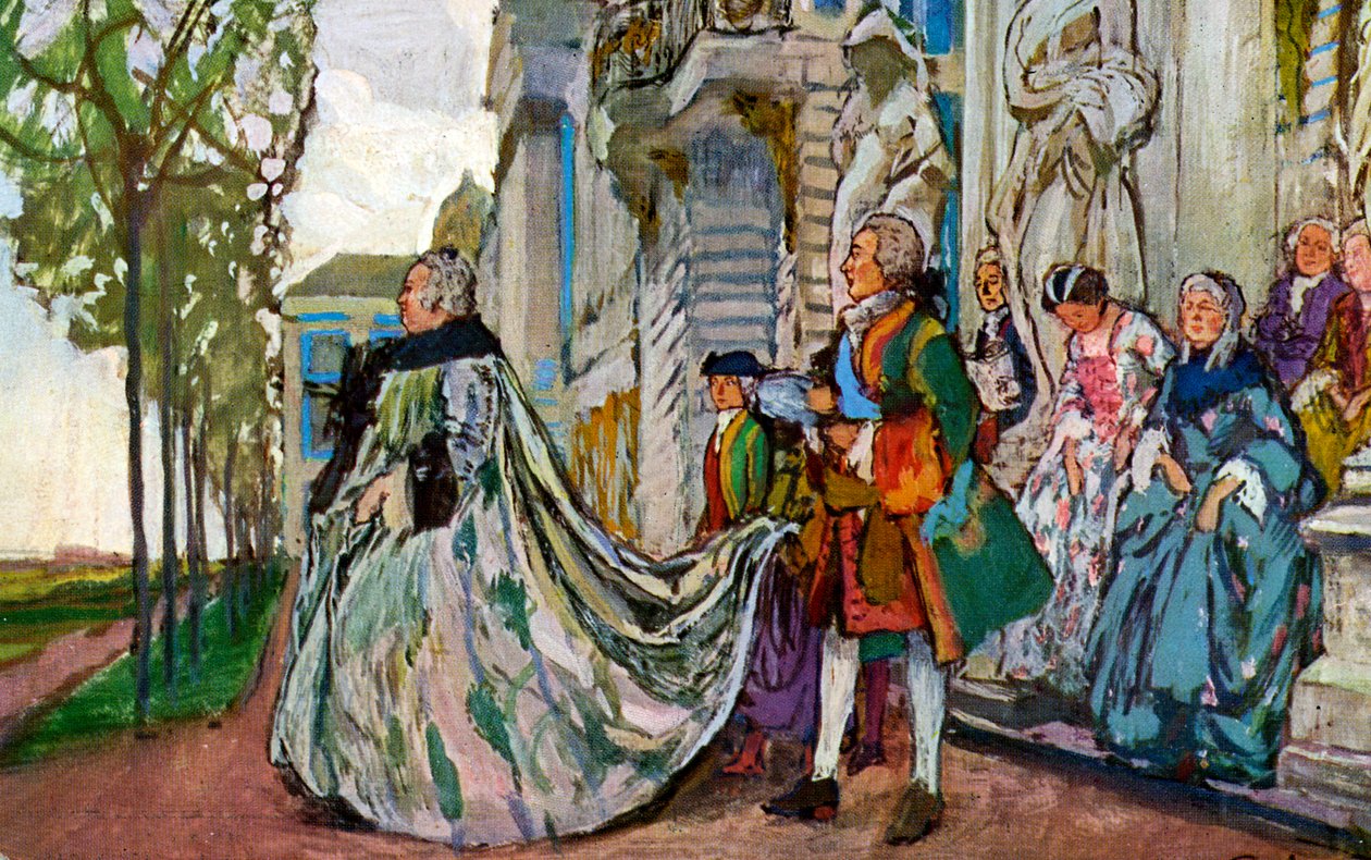 Orosz Erzsébet. alkotó: Nikolai after Lanceré
