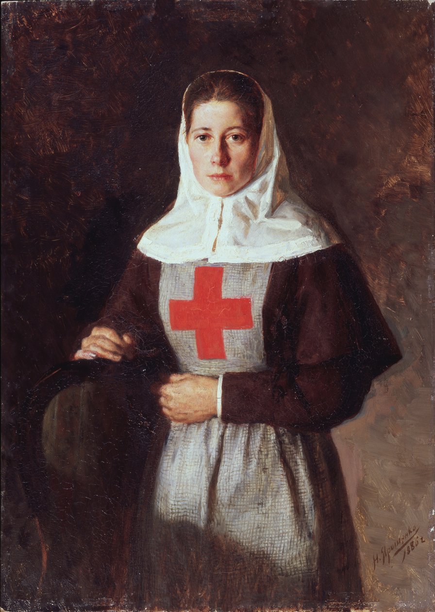 Ápolónő, 1886 alkotó: Nikolai Aleksandrovich Yaroshenko
