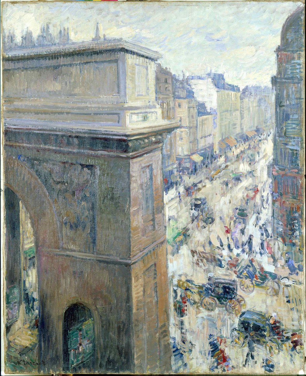 A Porte Saint-Martin, c. 1902. alkotó: Nikolai Alexandrovich Tarkhov