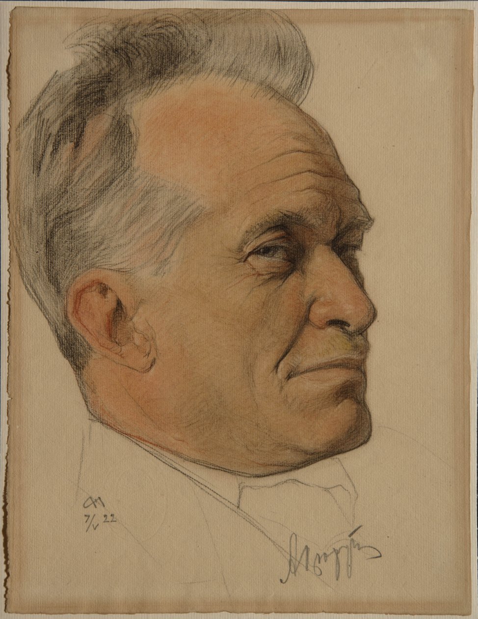 Alekszandr Dmitrijevics Ciurupa portréja 1870-1928, 1922 alkotó: Nikolai Andreevich Andreev