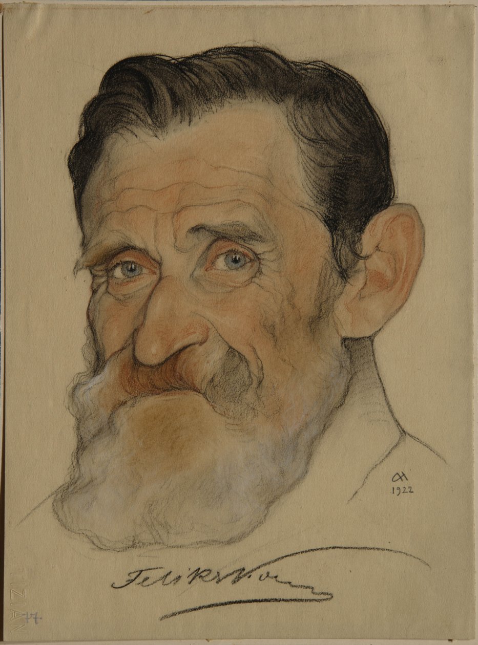 Felix Yakovlevich Cohn portréja 1864-1941, 1922 alkotó: Nikolai Andreevich Andreev