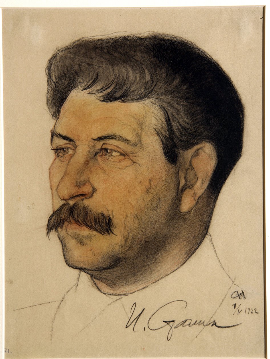 Joszif Sztálin portréja alkotó: Nikolai Andreevich Andreev