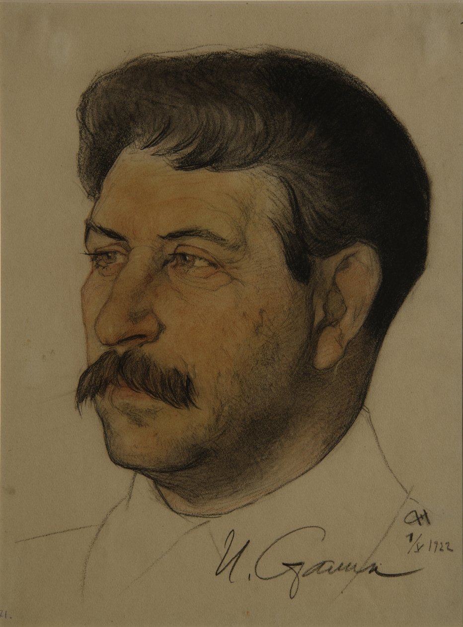 Joszif Sztálin portréja 1879-1953, 1922 alkotó: Nikolai Andreevich Andreev