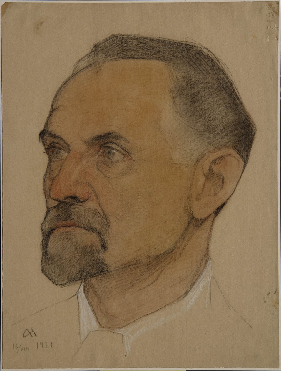 Leonyid Boriszovics Krasin portréja 1870-1926, 1921 alkotó: Nikolai Andreevich Andreev
