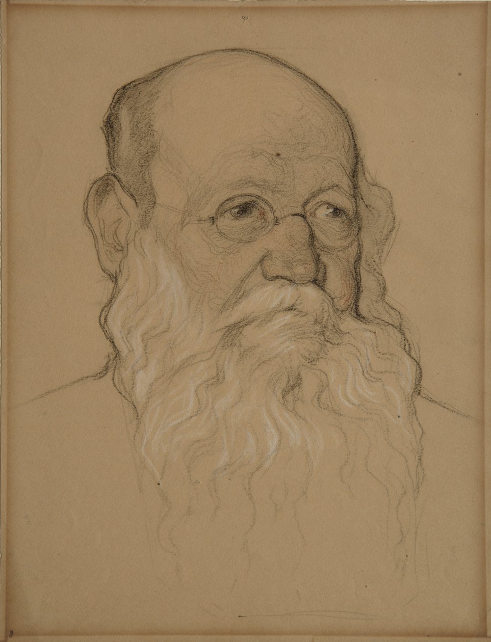 Pjotr A. Kropotkin forradalmár gróf portréja 1842-1921, 1920-1921 alkotó: Nikolai Andreevich Andreev
