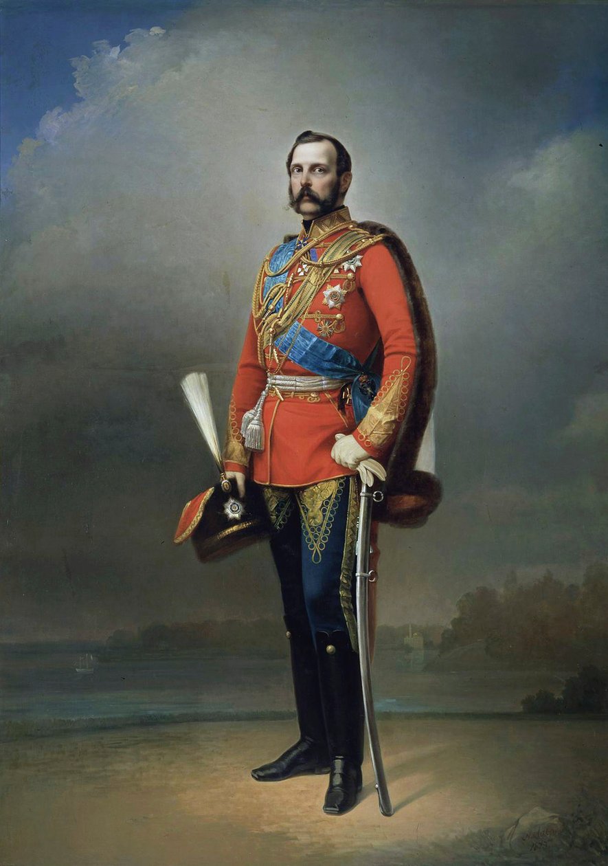 Sándor császár portréja, 1818-1881, 1873. alkotó: Nikolai Andreevich Lavrov