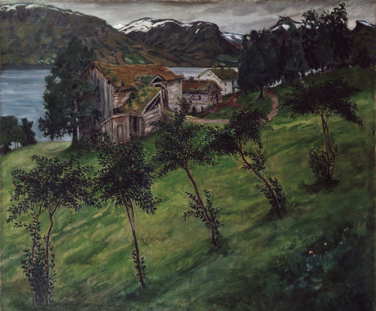 Almafa Bjorsetnél, Jolsterben alkotó: Nikolai Astrup