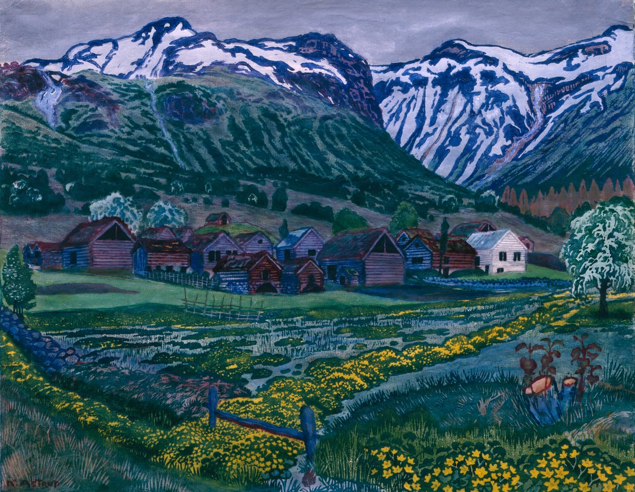 Boglárka éjszaka alkotó: Nikolai Astrup