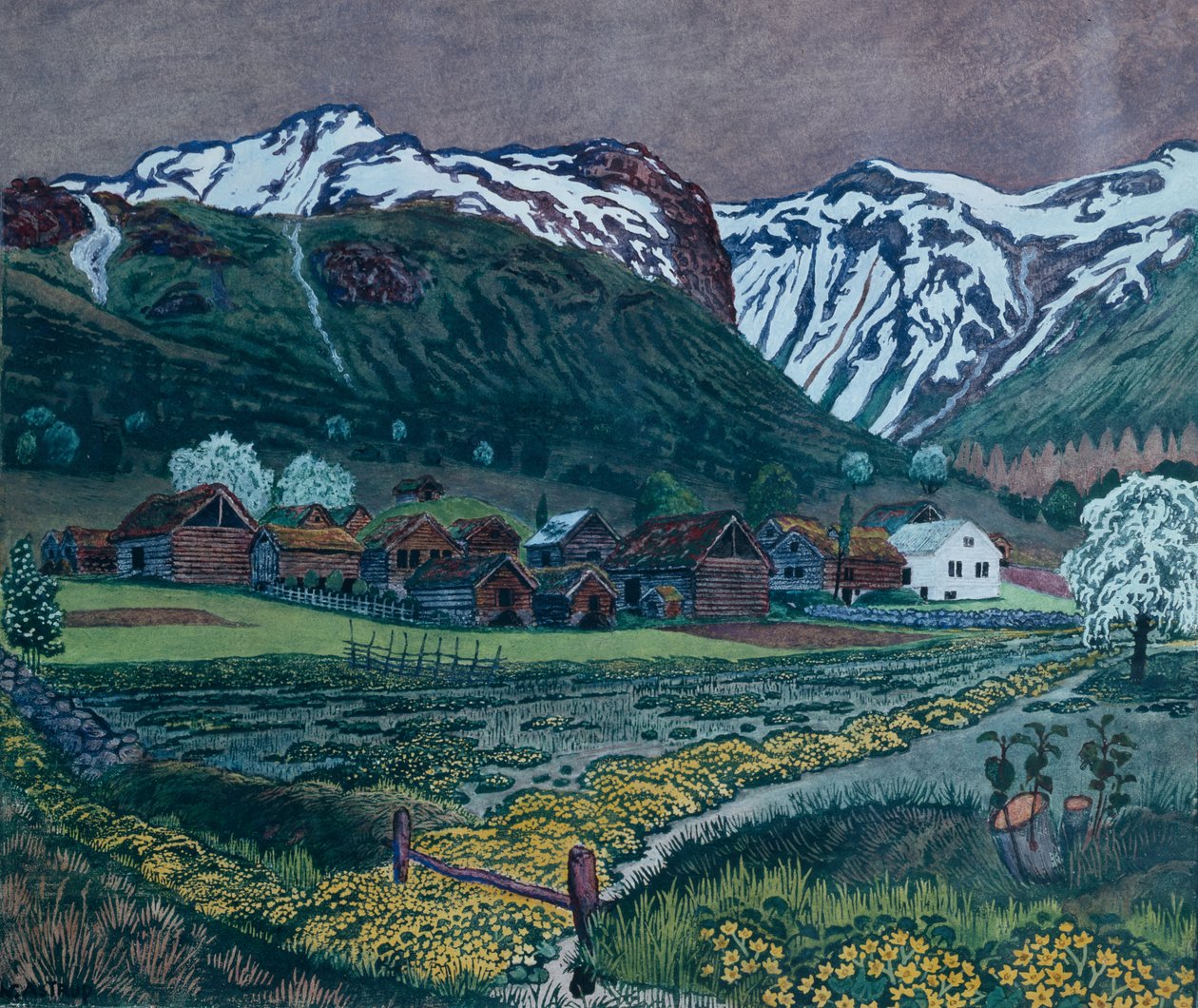 Boglárka éjszaka alkotó: Nikolai Astrup