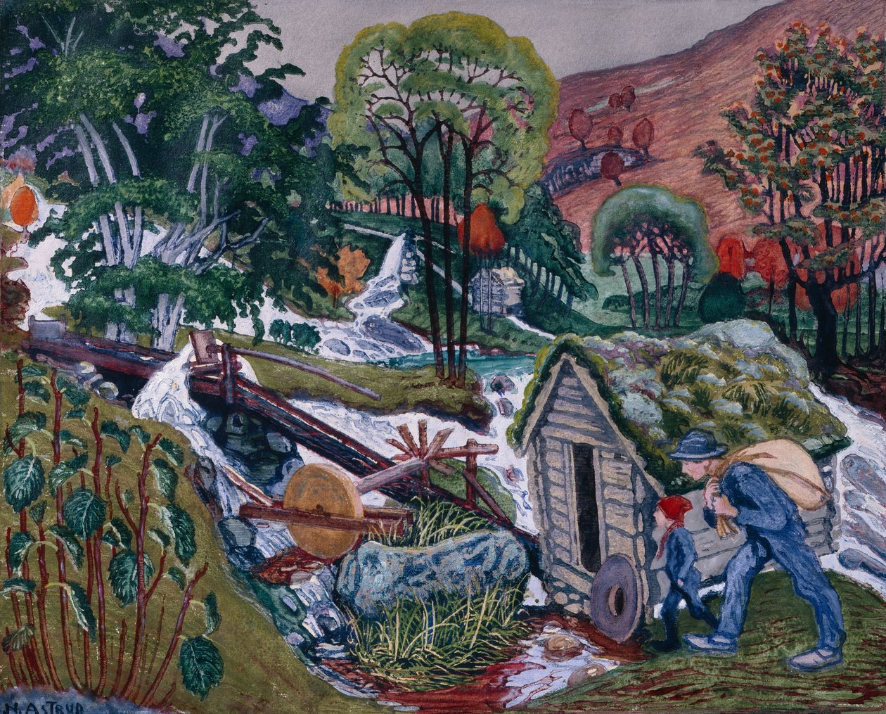Női gong alkotó: Nikolai Astrup