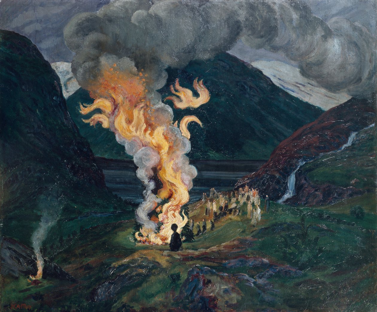 Szentiván tűz alkotó: Nikolai Astrup