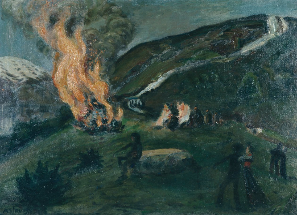 Szentiván tűz alkotó: Nikolai Astrup
