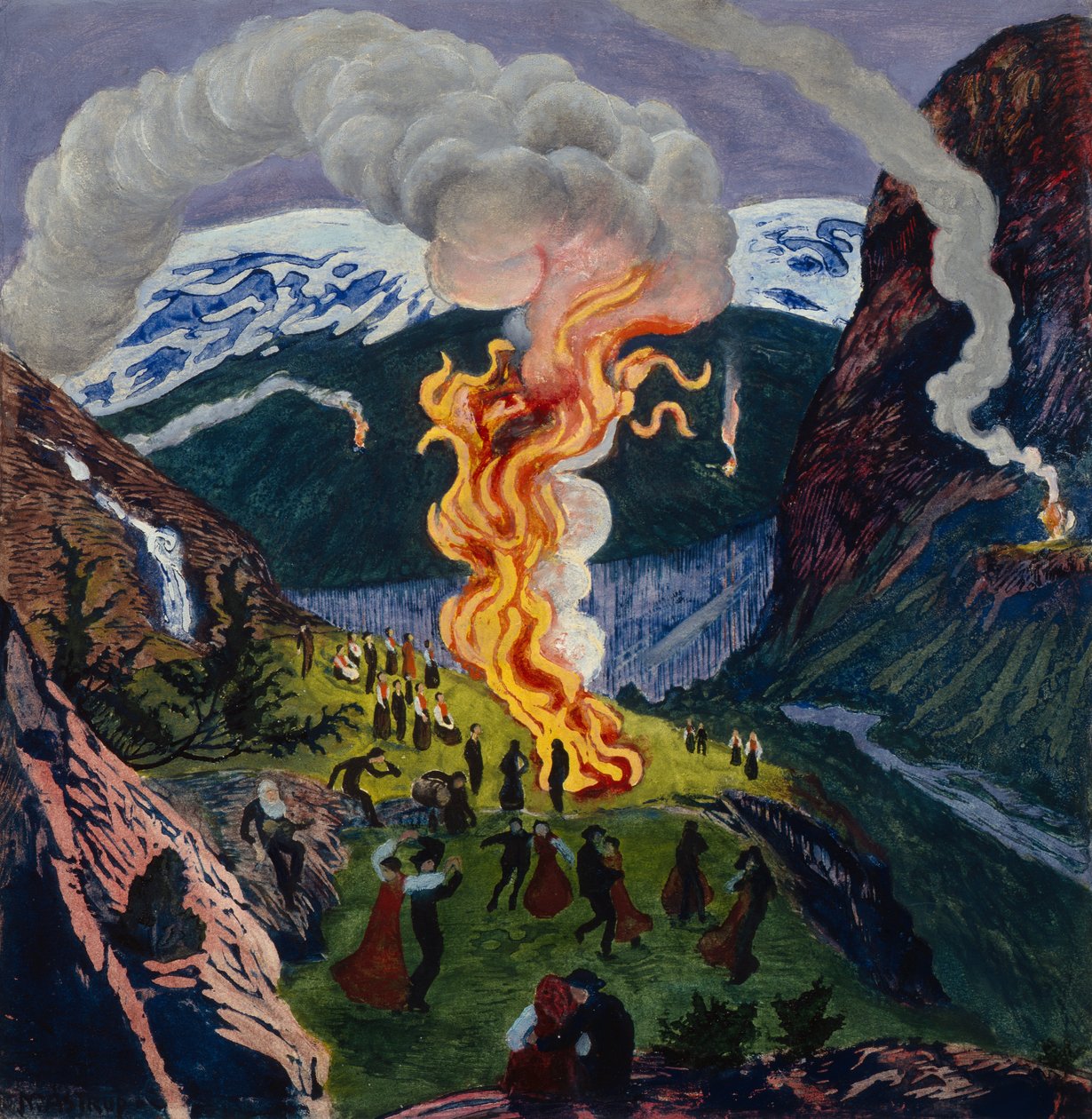 Szentiván tűz alkotó: Nikolai Astrup