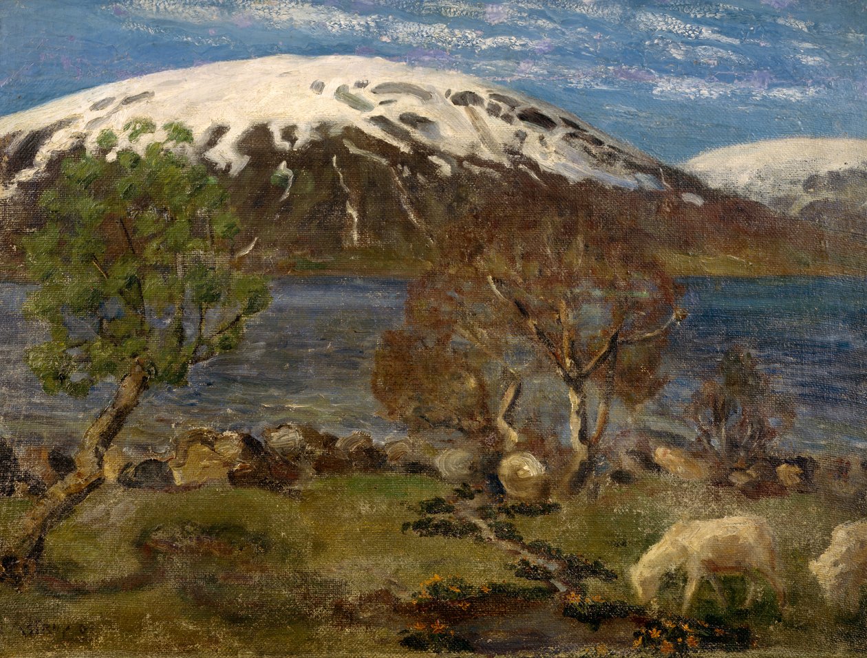 Tavasz a Jolster víznél alkotó: Nikolai Astrup