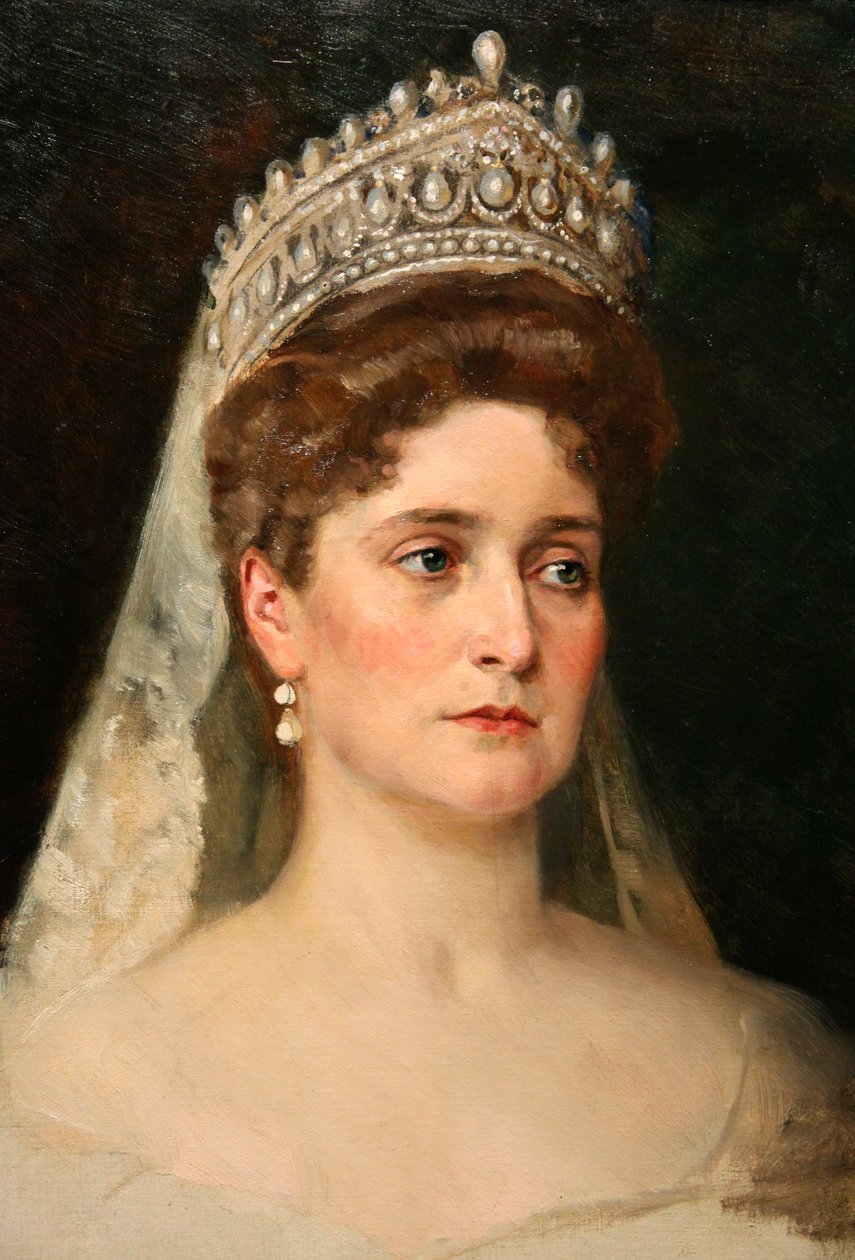 Alekszandra Fedorovna császárné portréja, 1907 alkotó: Nikolai Bodarevsky