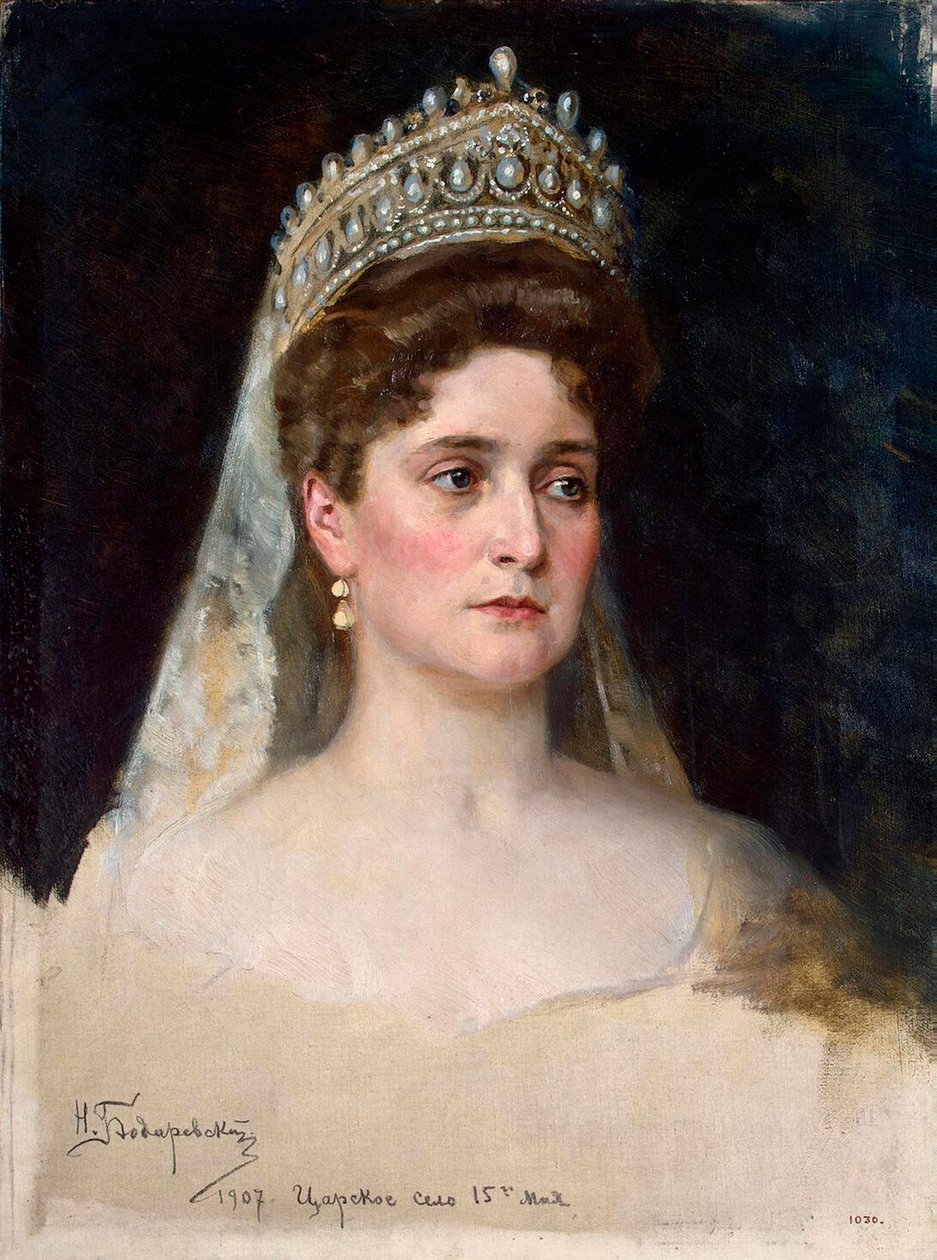 Alexandra Fjodorovna cárnő, 1907. alkotó: Nikolai Bodarevsky