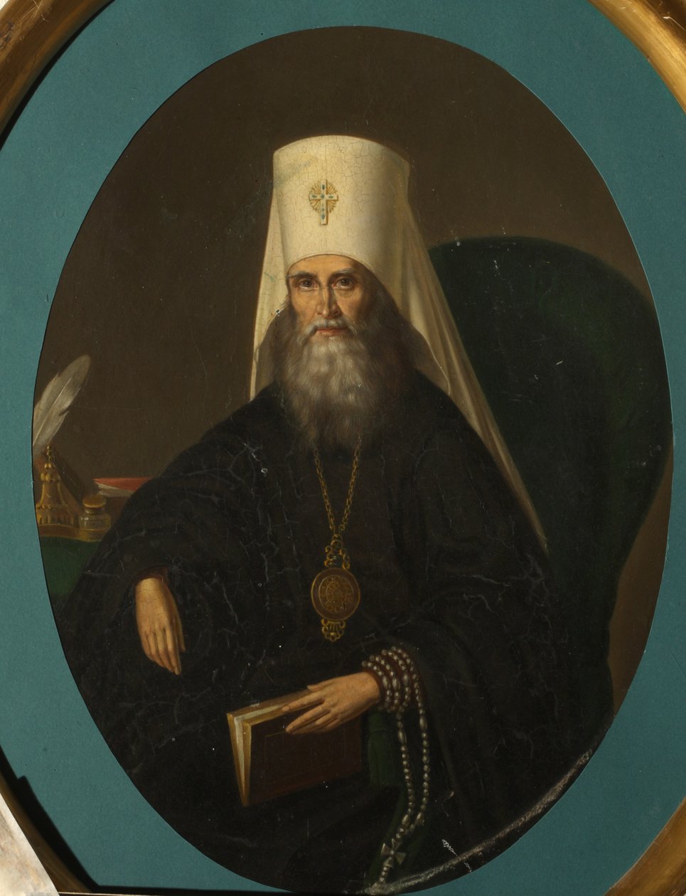 Moszkva Metropolita Filaret portréja 1782-1867, 1860-as évek alkotó: Nikolai Danilovich Sprevitch