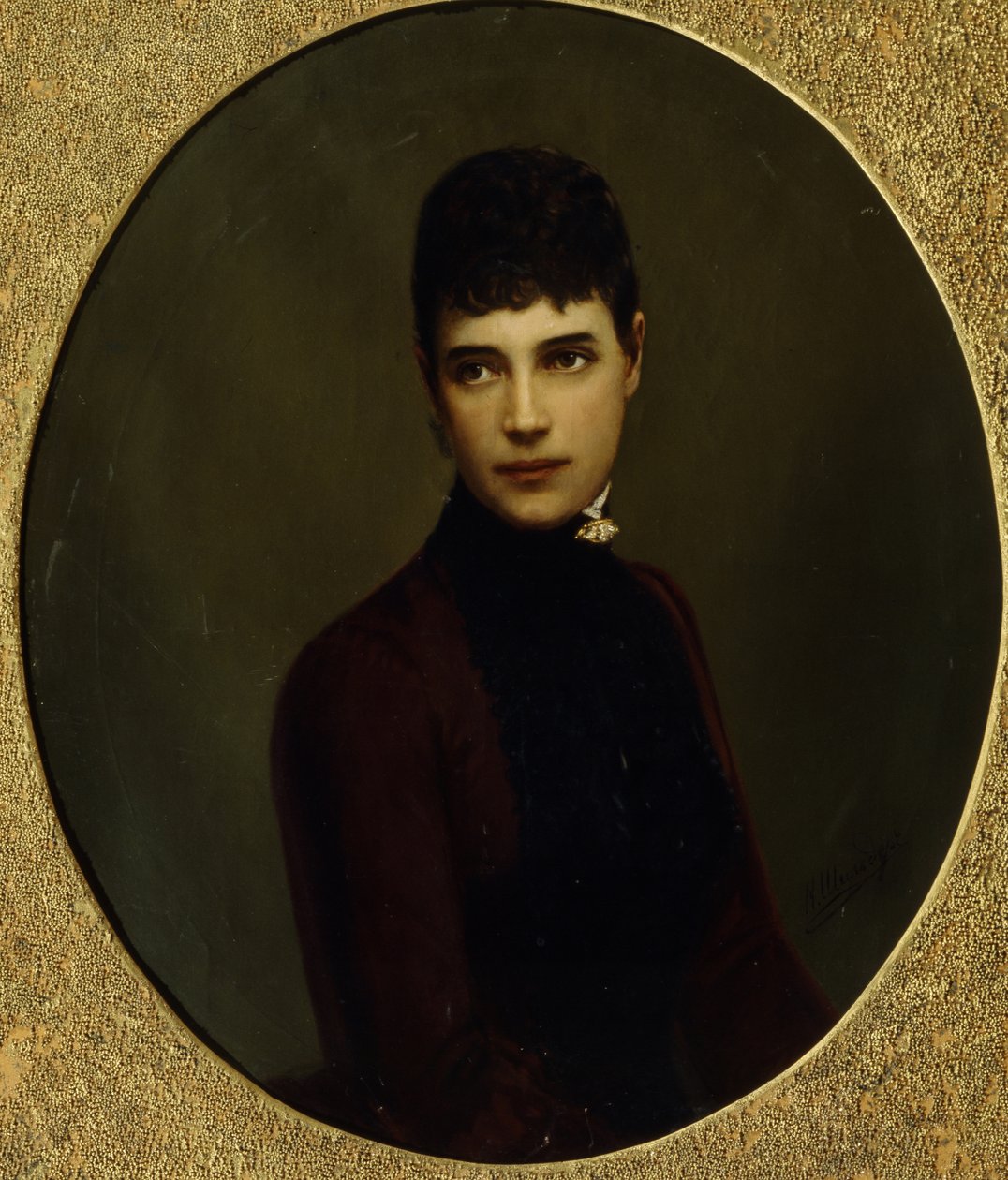 Mária Fjodorovna császárné, Dagmar dán hercegnő portréja 1847-1928, XIX. század közepe. alkotó: Nikolai Gustavovich Schilder