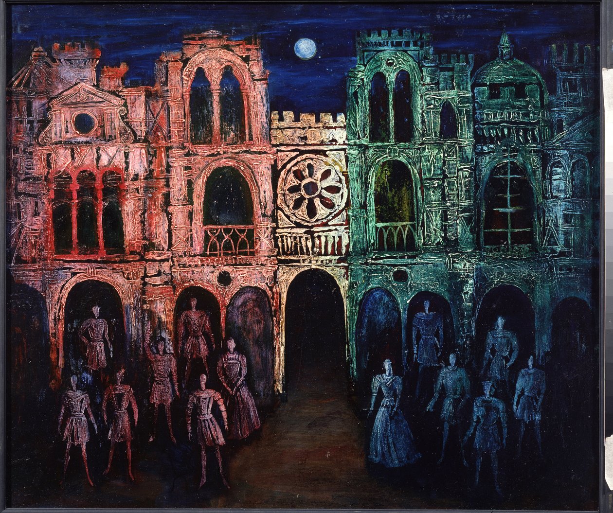 Színpadkép William Shakespeare Romeo et Juliette című darabjához, 2002 (rajz) alkotó: Nikolai Konstantinovich Agafonov