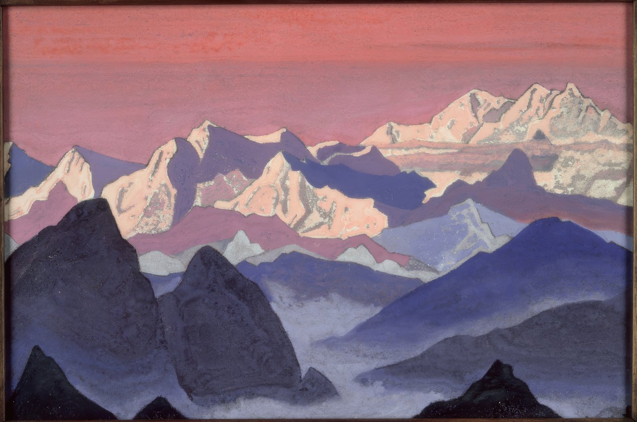 Kangchenjunga / N.K.Roerich festménye alkotó: Nikolai Konstantinowitsch Roerich