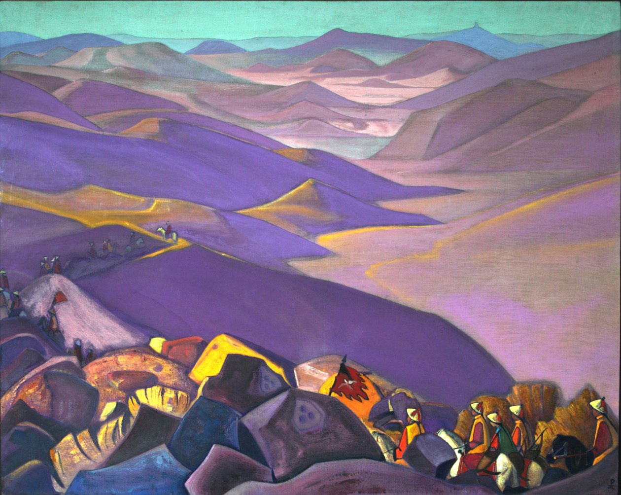 Mongólia. Dzsingisz kánok hadjárata, 1937-1938 alkotó: Nikolai Konstantinowitsch Roerich