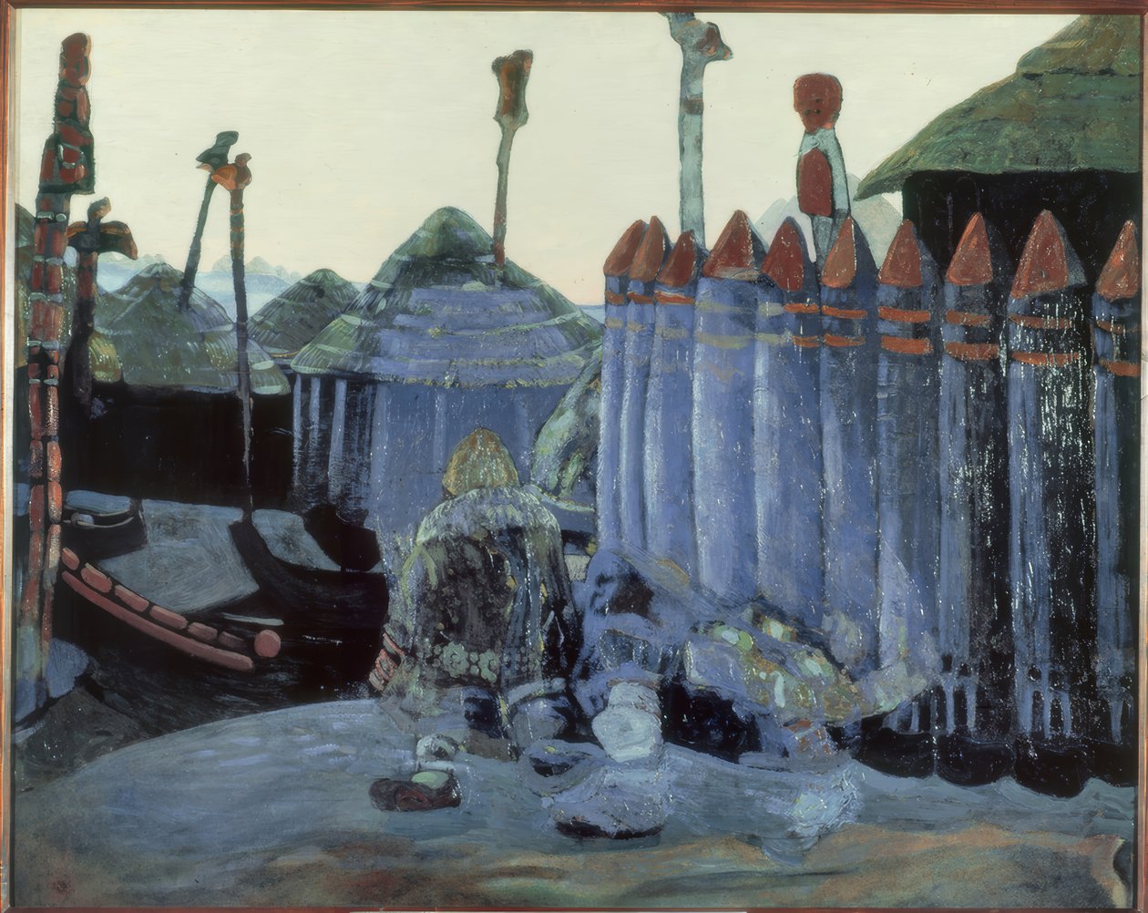 N.K.Roerich, Pogány templom alkotó: Nikolai Konstantinowitsch Roerich