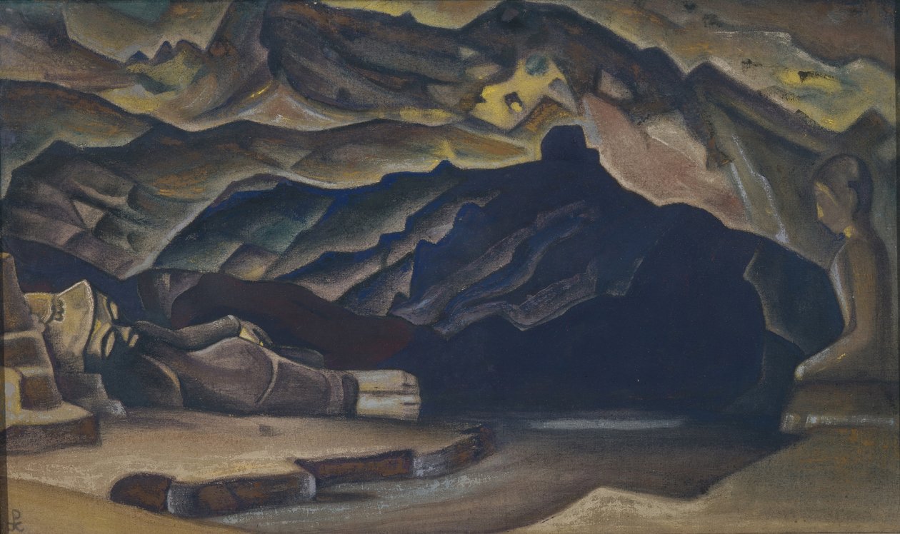 Parinirvana, 1935-1936 alkotó: Nikolai Konstantinowitsch Roerich