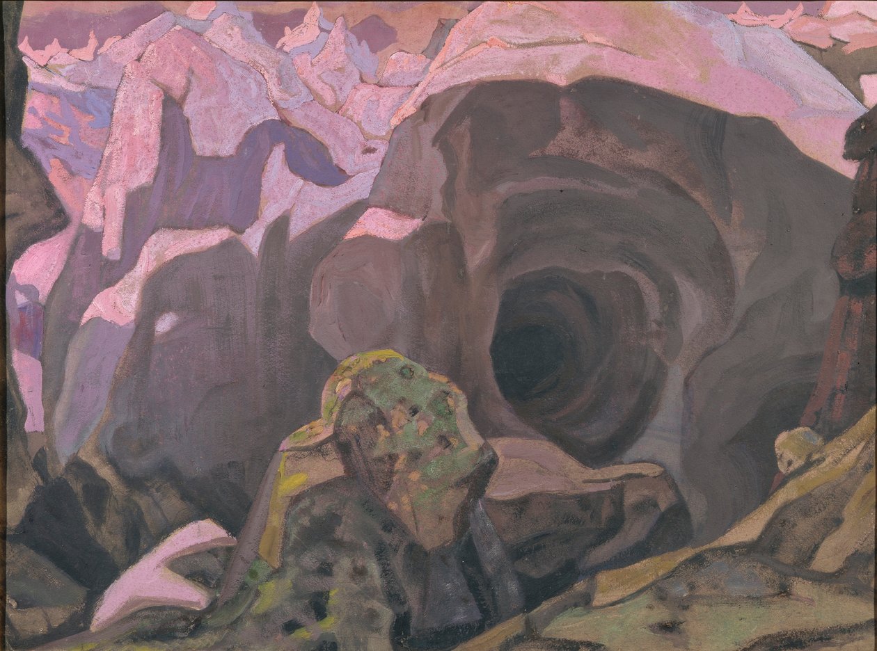 Rondane. Színpadterve H. Ibsen Peer Gynt című színházi darabjához, 1911 alkotó: Nikolai Konstantinowitsch Roerich